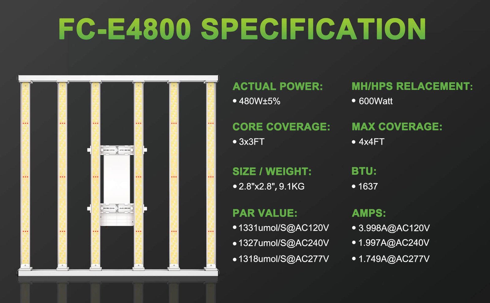 FC-E4800 specifications