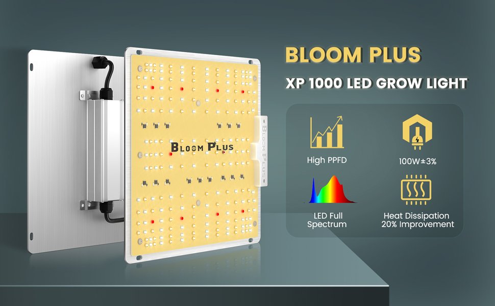 Bloom Plus XP1000 LED Grow Light 150W | For 2 x 2ft