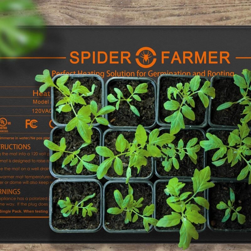 Spider Farmer Plant Heating Mat With Controller 48 x20.75” 2 Pack