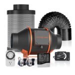 Spider Farmer 4 Inch Inline Fan & Filter Grow Kit With Speed Controller