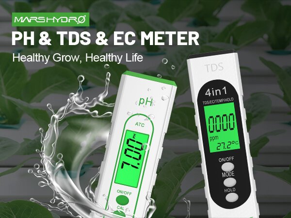 Mars Hydro PH&TDS&EC Meter