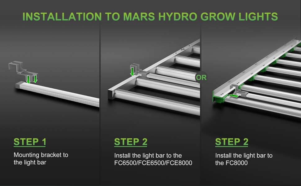 Installation to mars hydro grow lights 