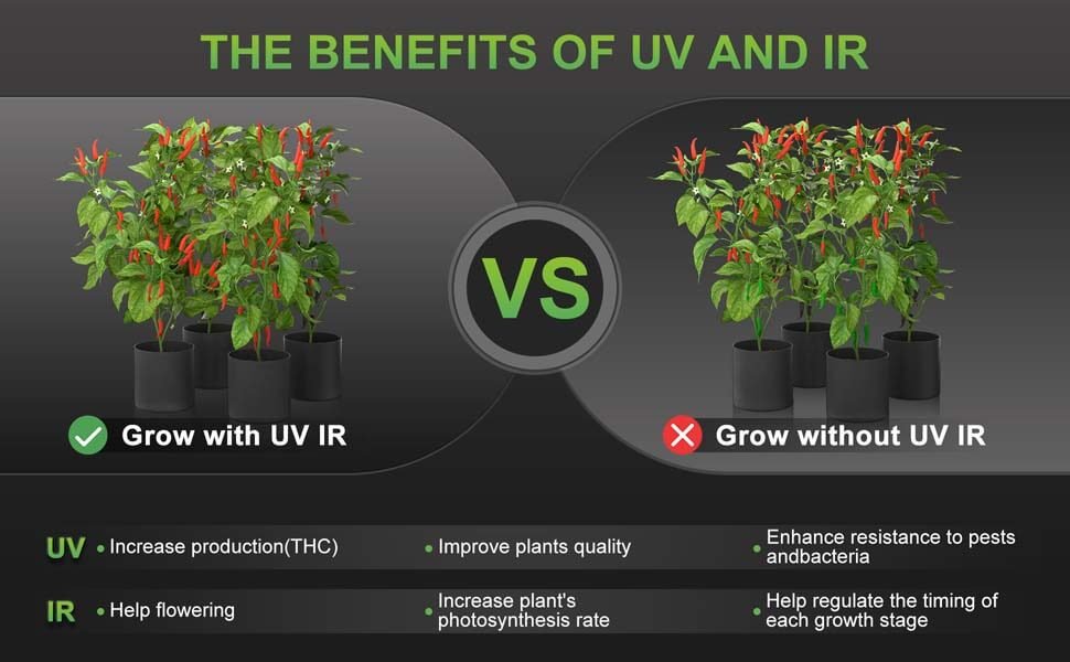 The benefits of UV and IR 