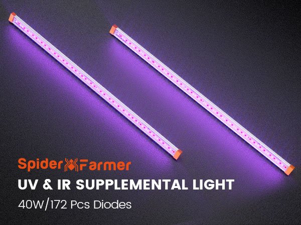 Spider Farmer UV & IR LED Light Bar 40W | Supplemental Light Bar